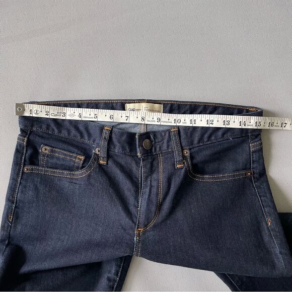 Gap Perfect Boot Dark Denim Bootcut Jeans Women’s Size 27T - Picture 4 of 7